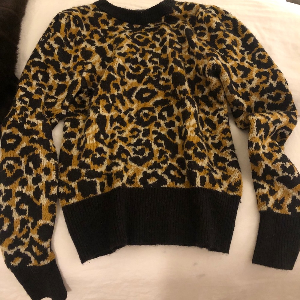 Leopard Print Sweater